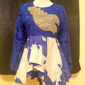 ONE OF A KIND HAND MADE TOP FROM SENEGAL